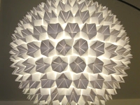 Beautifully Contained Paper Lamp